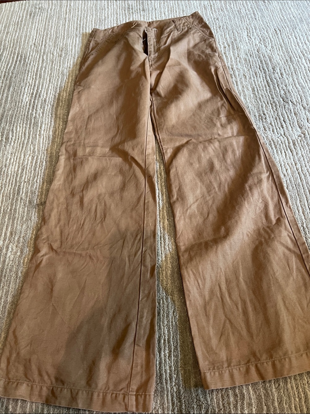 GAP Wide-Leg Pants in Brown